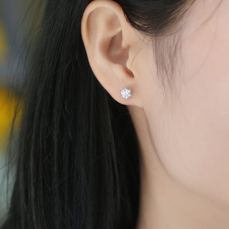 VVS moissanite earrings