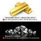 Solid Gold 1.0 Carat Necklace - Oval Cut Moissanite Diamond Pendant