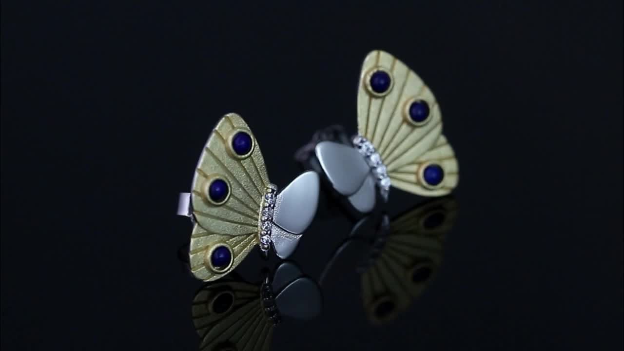 moissanite stud gold earrings