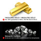 Solid Gold Princess Necklace - 0.5 Carat Moissanite Diamond Pendant