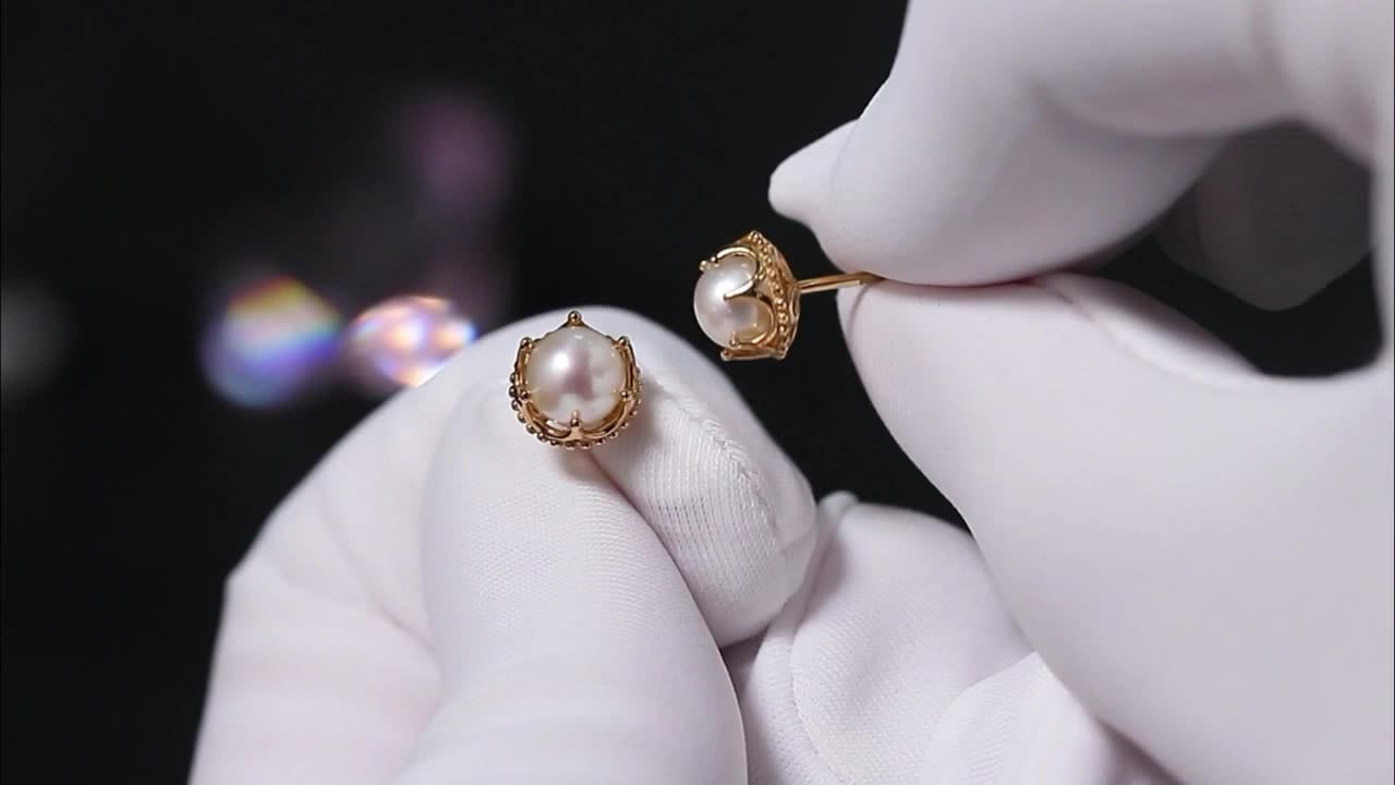 solid gold earrings studs