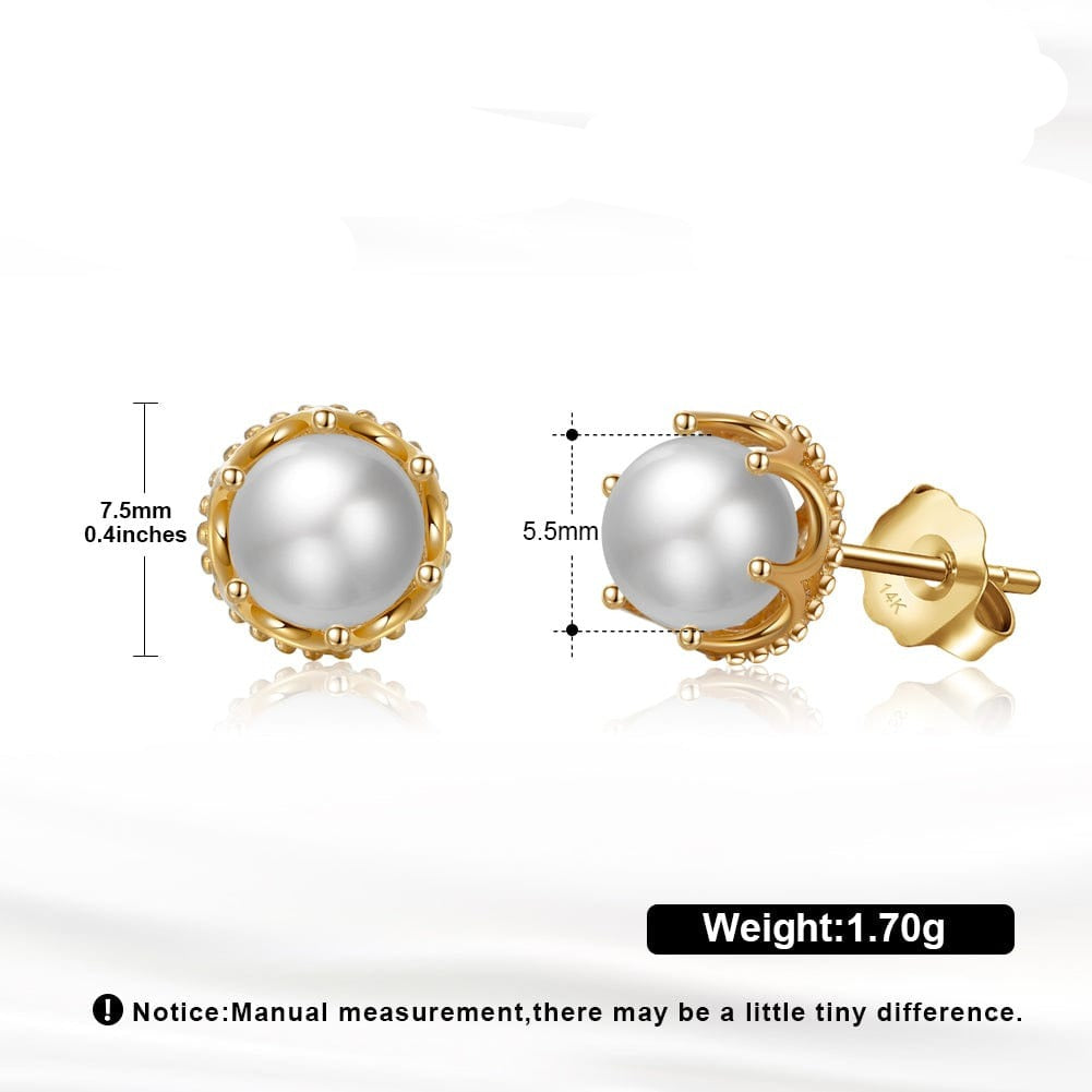solid gold earrings UK