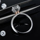 moissanite diamond engagment ring