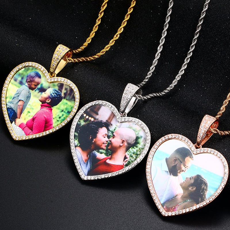 Bling Sublimation Necklace/Heart Necklace Sublimation/Oval Necklace –  Already Apparel LLC
