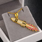 VVS Moissanite Diamond Hip Hop Rocket Pendant Necklace