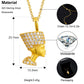 VVS Moissanite Pharaoh Pendant Necklace Fine Jewelry Sterling Silver Diamond Pendant
