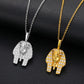 VVS Moissanite Pharaoh Pendant Necklace Hip Hop 18k Gold Plated Diamond Pendant